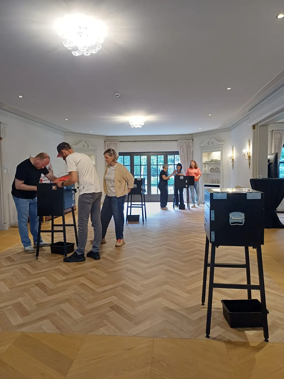 Indoor escape room